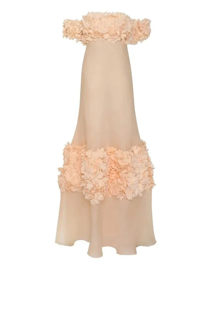 Harmony Applique Flower Midi