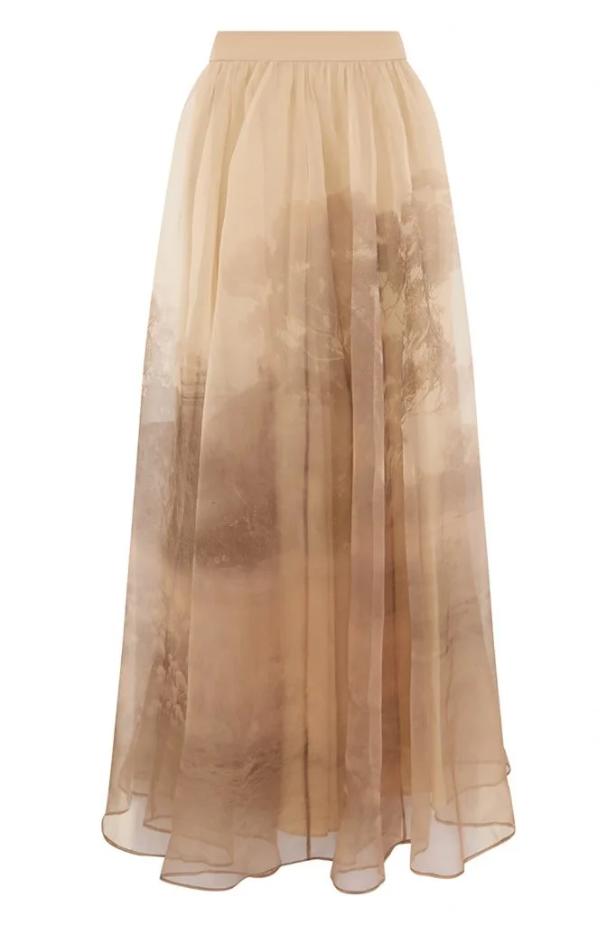 Zimmermann Memento Organza Maxi Skirt