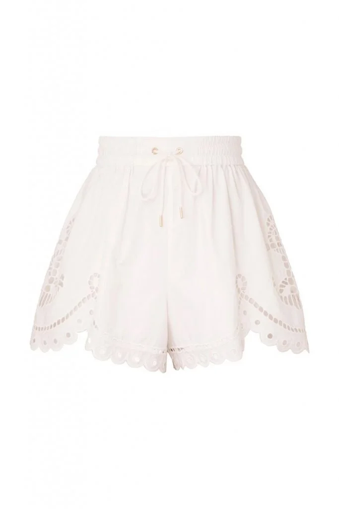 Zimmermann Scarborough Embroidered Short