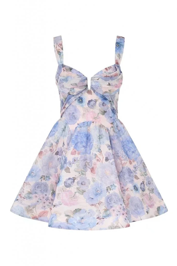 Zimmermann Rebellion Drape Mini Dress