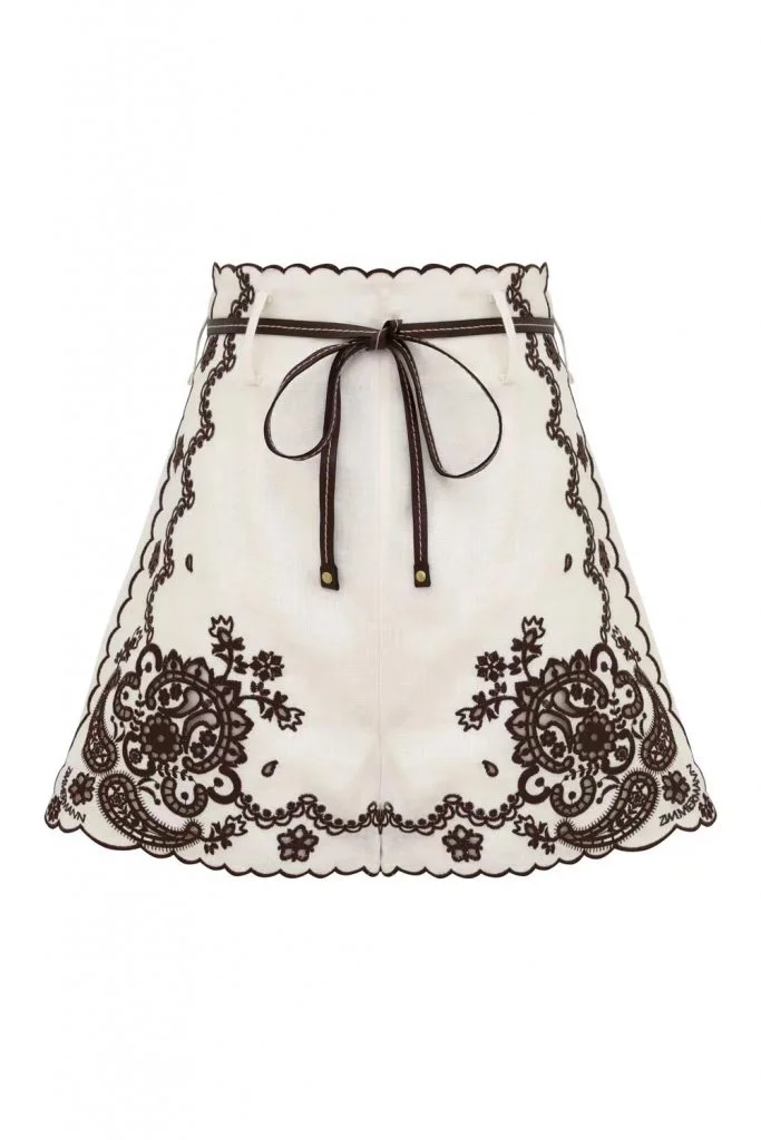 Zimmermann Ascension Embroidered Short