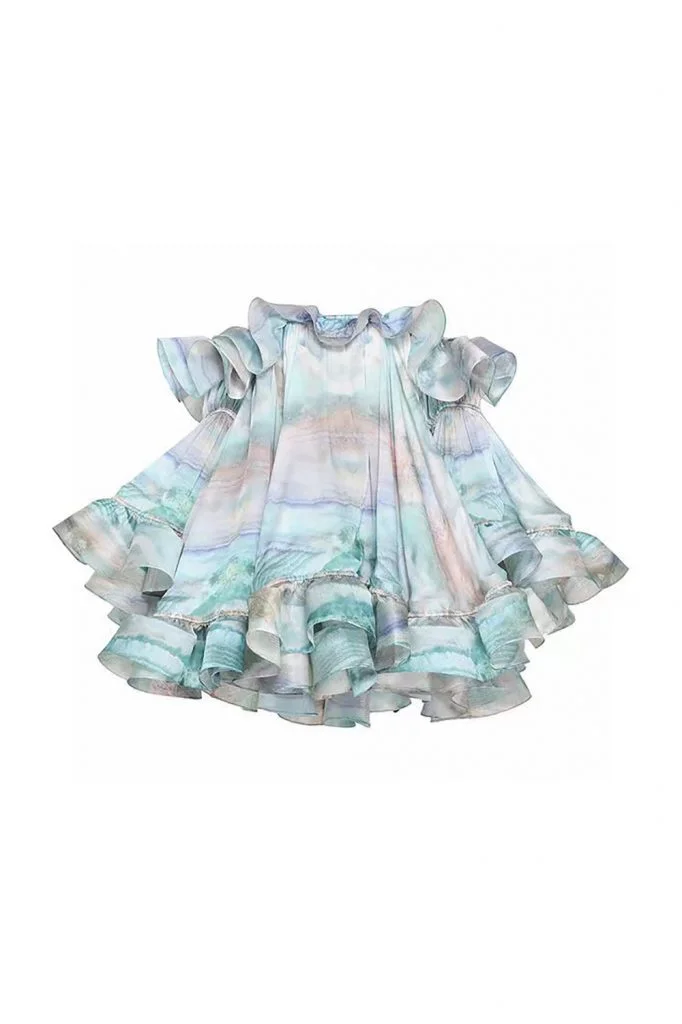 Zimmermann Illuminate Flounce Mini Dress