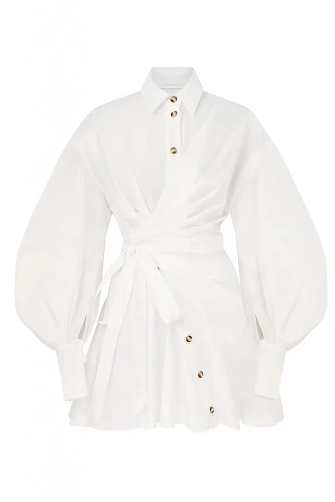 Zimmermann Rebellion Poplin Mini Dress