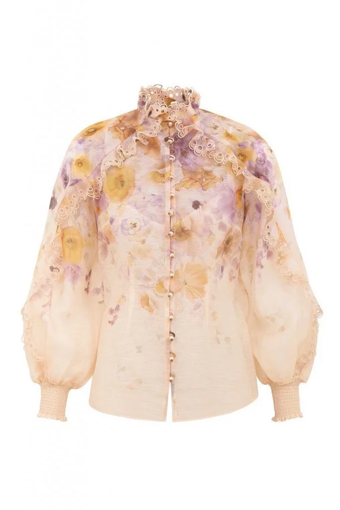 Zimmermann Memento Embroidered Blouse
