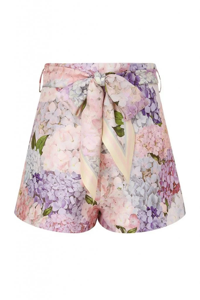 Zimmermann Dawning Flat Front Shorts