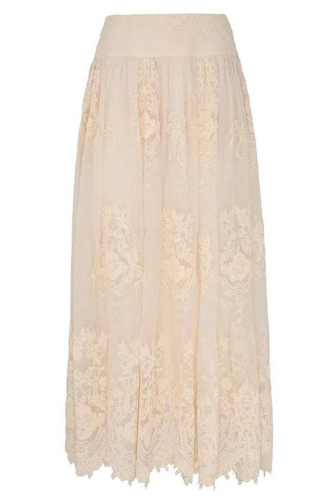 Zimmermann Hypnotic Lace Maxi Skirt