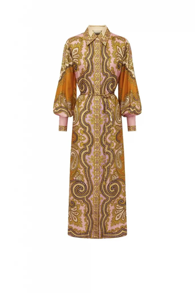 Alémais Clemenza Silk Shirtdress