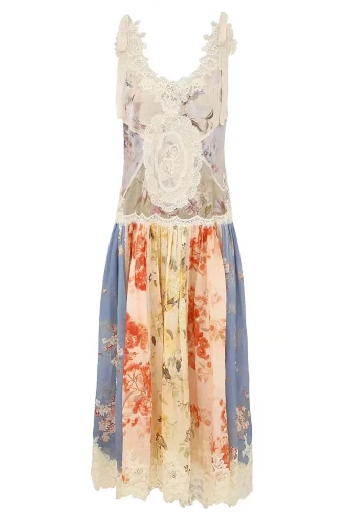 Zimmermann Cascadian Lace Midi Dress