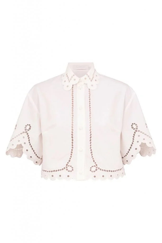 Zimmermann Scarborough Embroidered Shirt