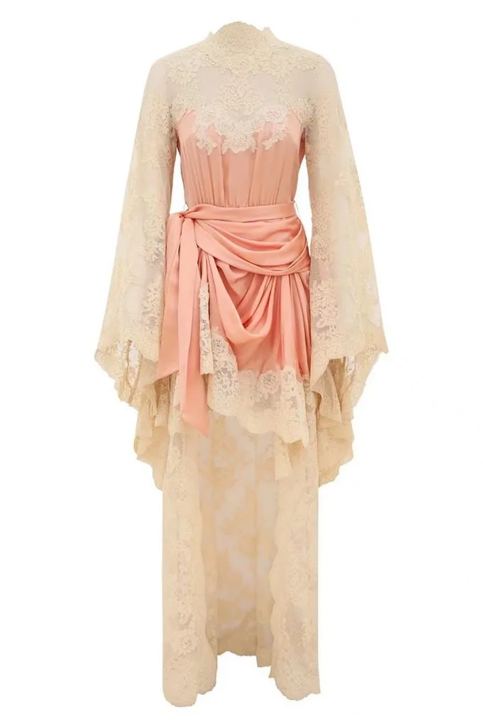 Zimmermann Hypnotic Satin Drape Dress