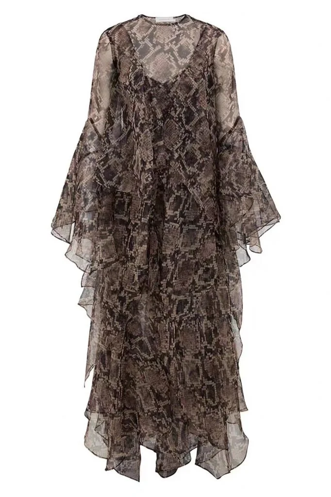 Zimmerman Hypnotic Cascading Maxi Dress