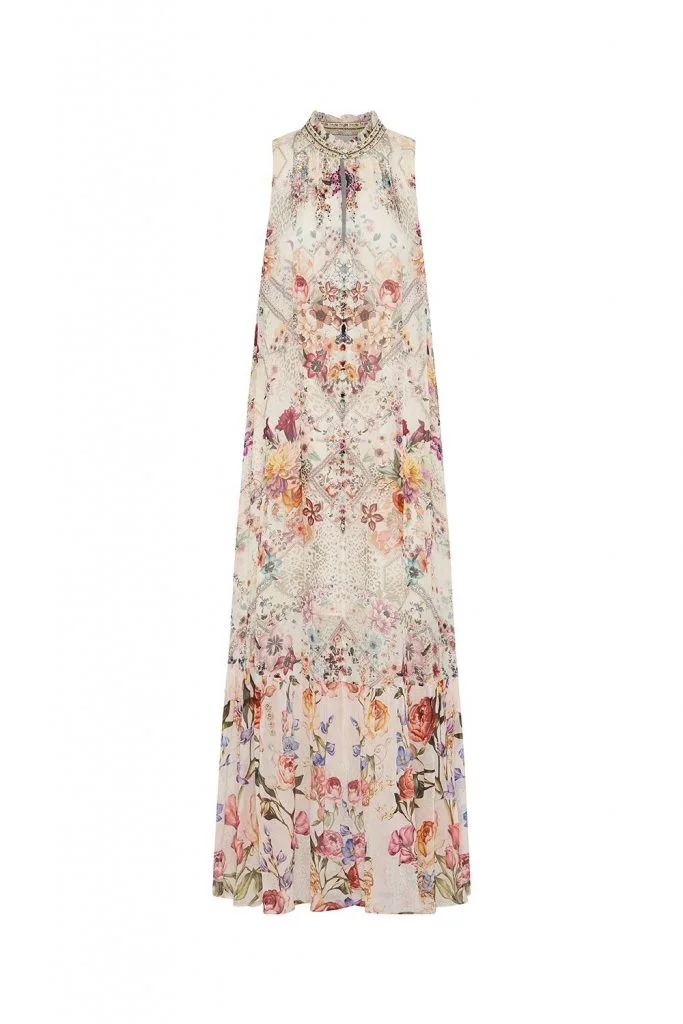 Camilla High Neck Keyhole Dress Sew In Love