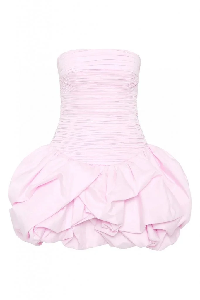 AJE Violette Bubble Hem Mini Dress