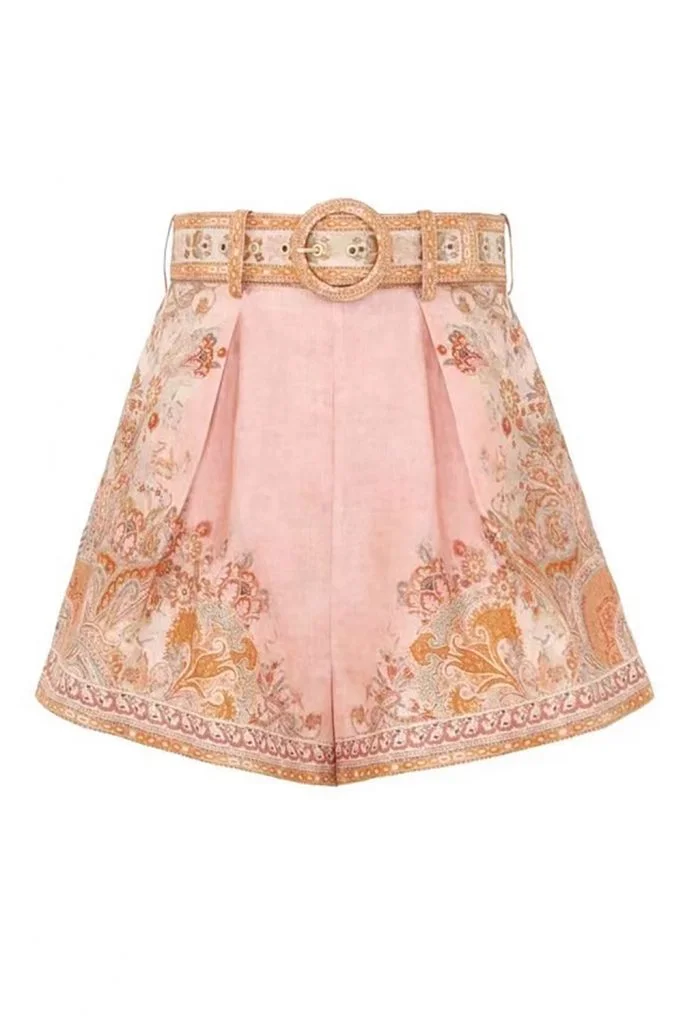 Zimmermann Acacia Tuck Shorts