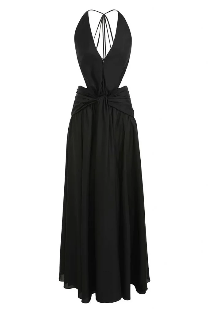 Zimmermann Rhiannon Plunge Halter Maxi