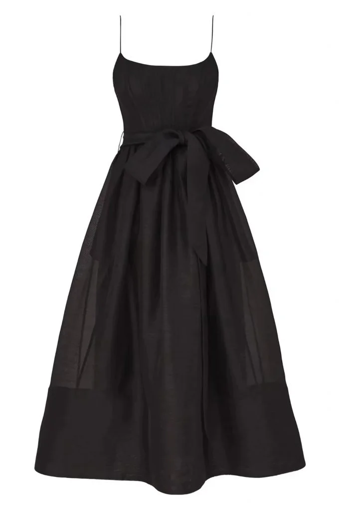 Zimmermann Natura Midi Corset Dress
