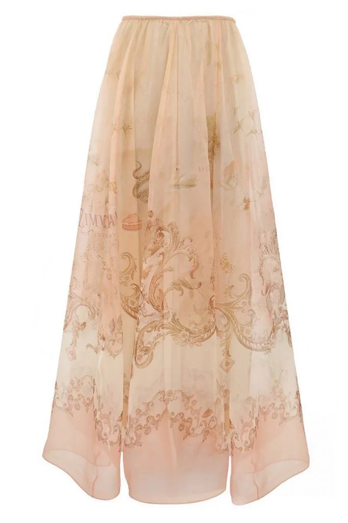 Zimmermann Hypnotic Organza Maxi Skirt
