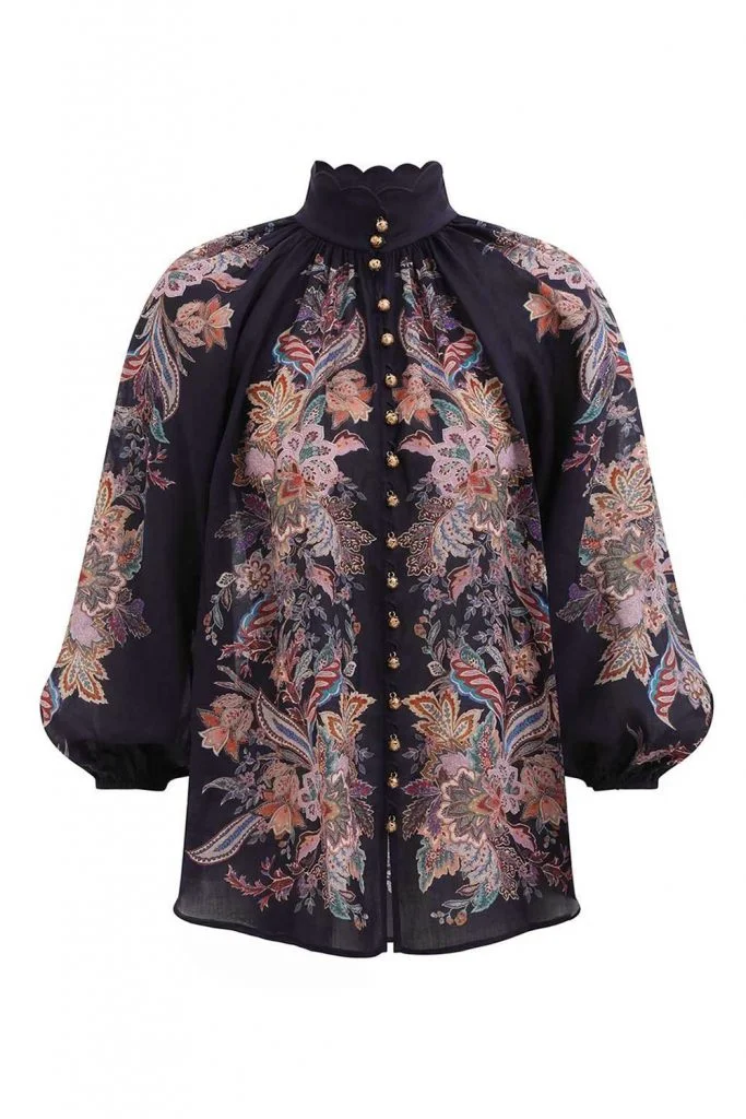 Zimmermann Rhiannon Billow Blouse