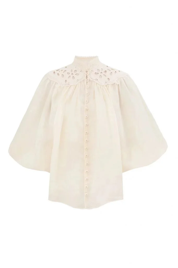 Zimmermann Coco Embroidered Blouse