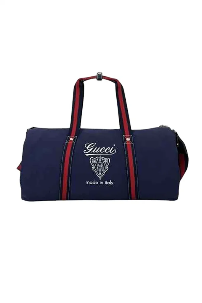 Gucci Printed Canvas Duffle Bag
