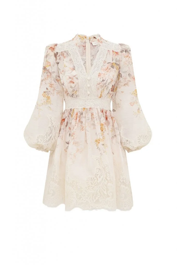Zimmermann Luna Lace Lantern Dress