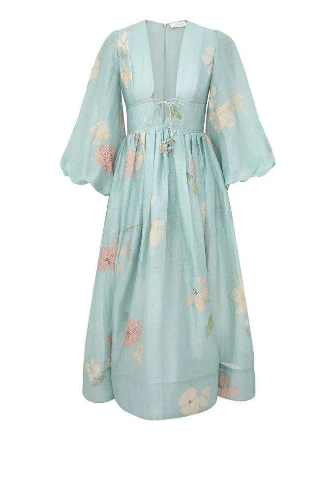 Zimmermann Illuminate Drawn Billow Dress