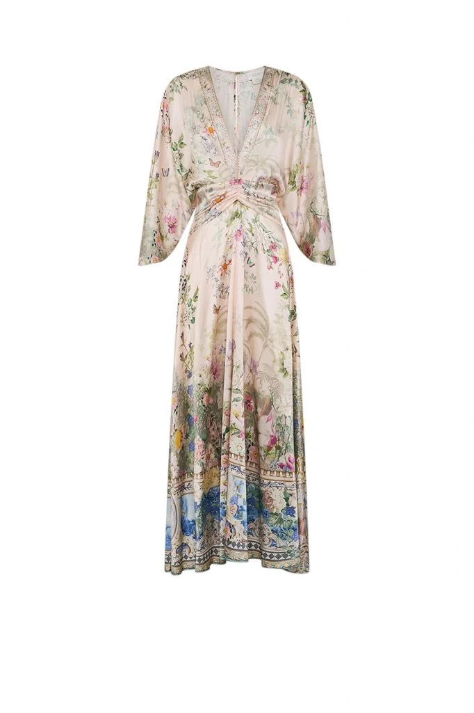 Camilla Petal Sleeve Long Dress Palacio Playground