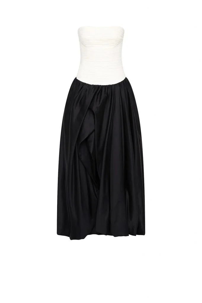 Aje Violette Bubble Hem Maxi Drs