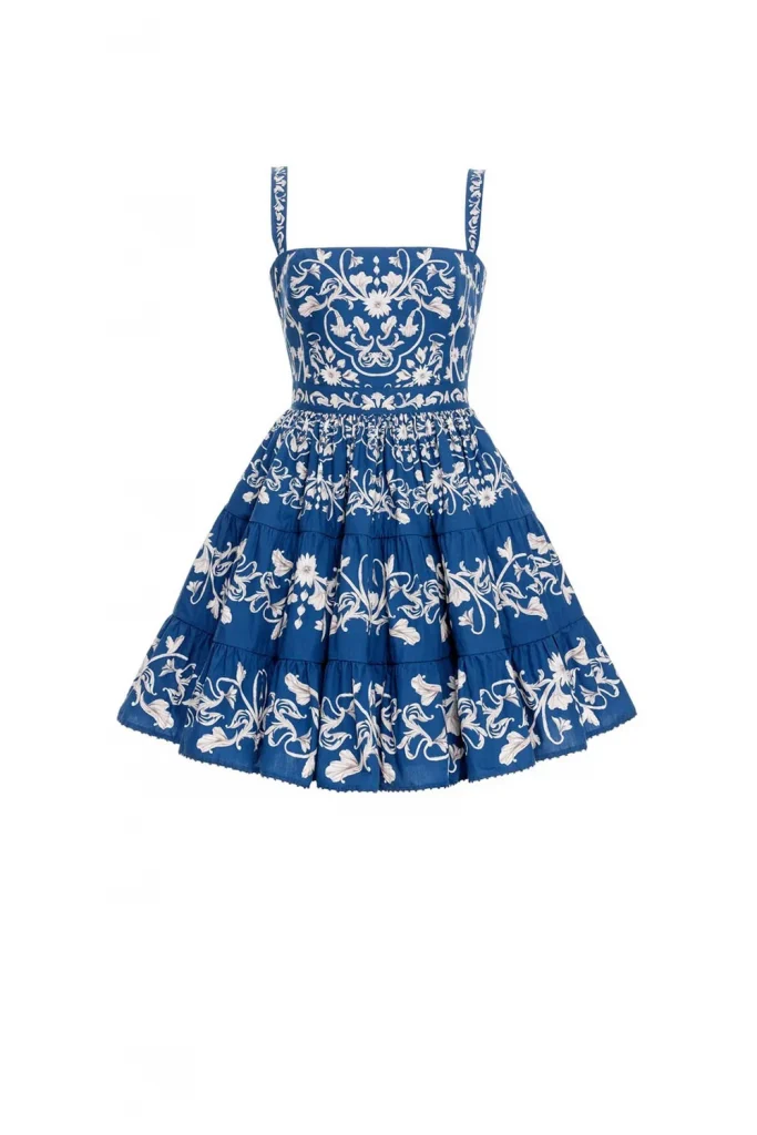 Agua Lima Ribbons Mini Dress