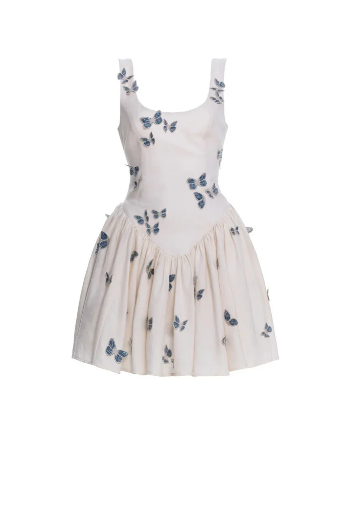 Agua Pluma Lymanopoda Mini Dress