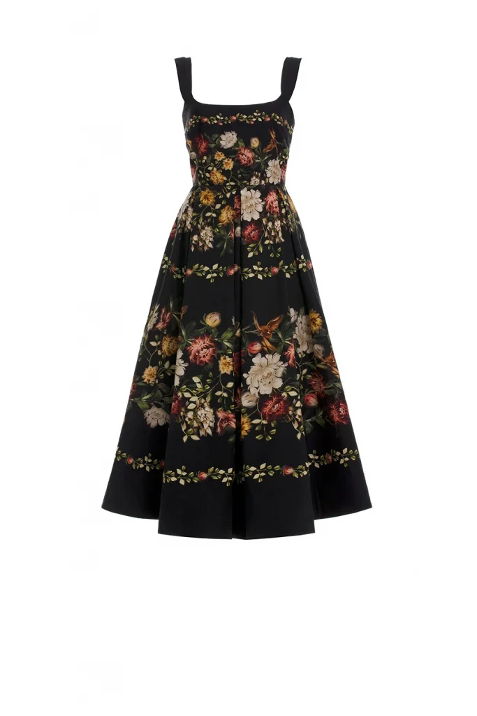 Agua Alcaparra Paramo Midi Dress