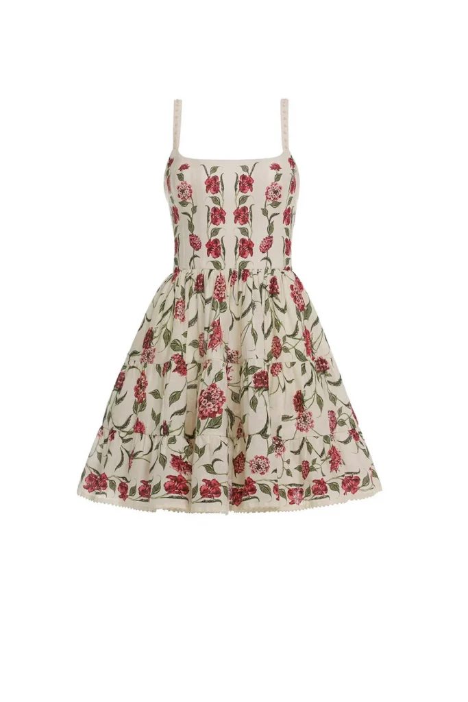 Agua Granadilla Quebrada Mini Dress