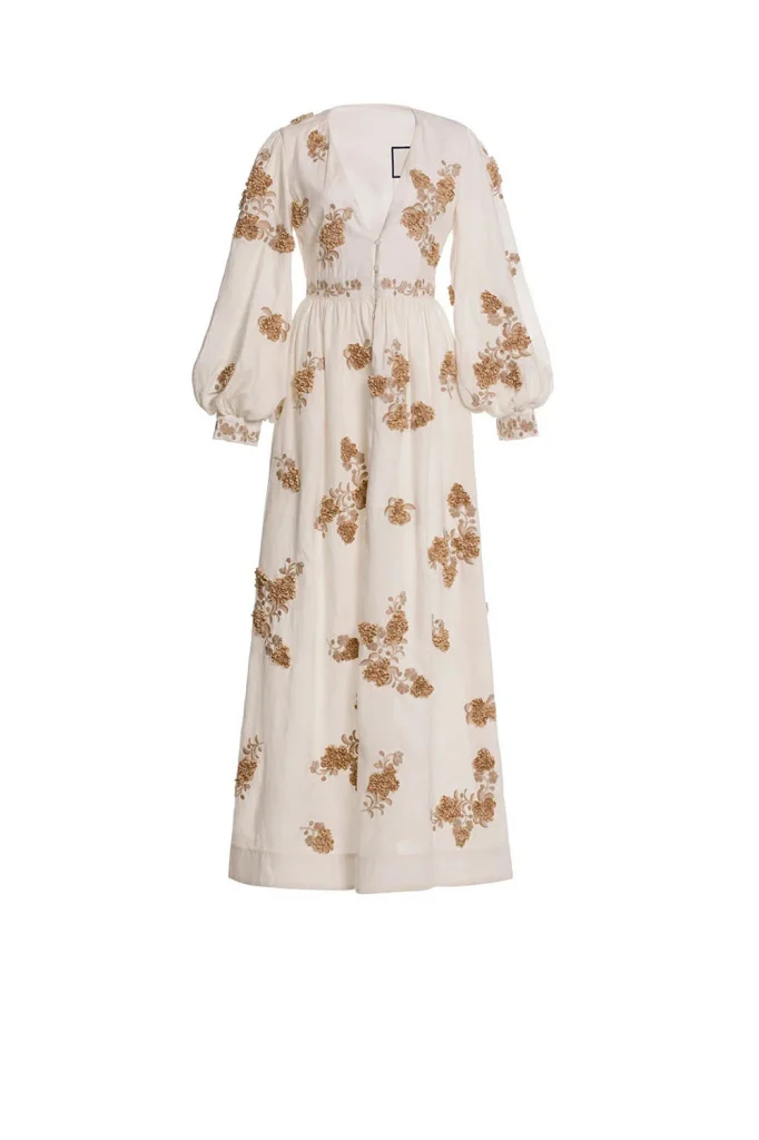 Agua Frambuesa Cordillera Maxi Dress