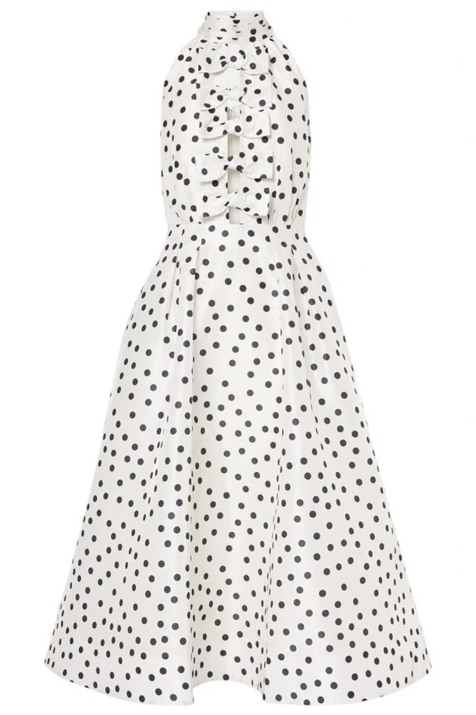 Rebecca Vallance Delia Halter Midi Dress