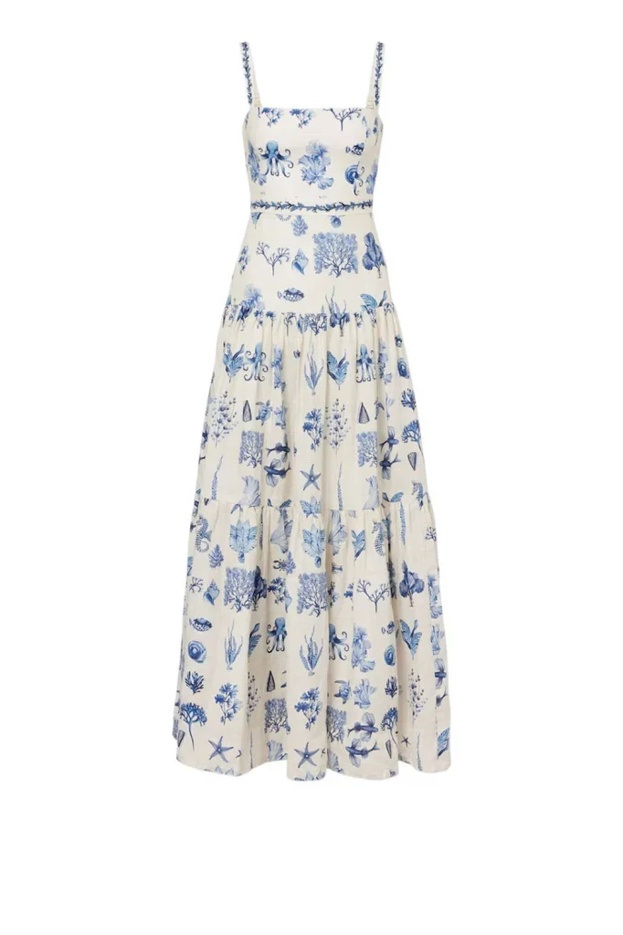 Agua Lima Printed Maxi Dress
