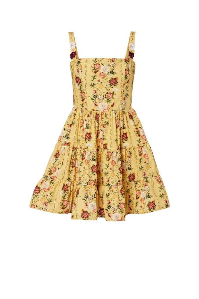 Agua Lima Floral Mini Dress