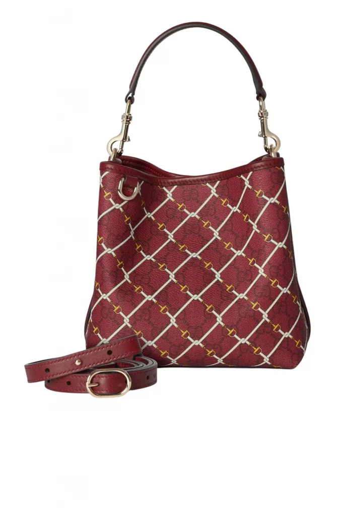 Gucci GG Emblem Small Ducket Bag