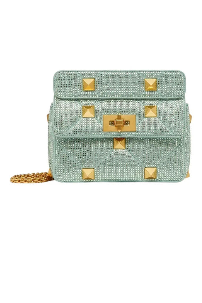 Valentino Roman Stud Crystal Bag