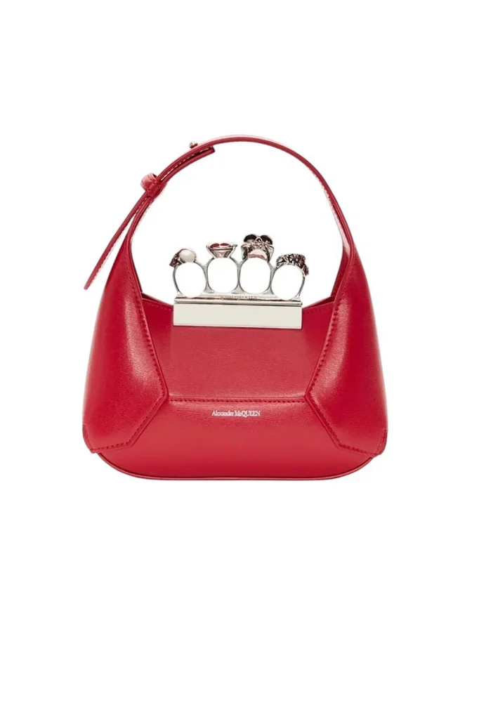 Alexander McQueen The Jewelled Hobo Mini Bag