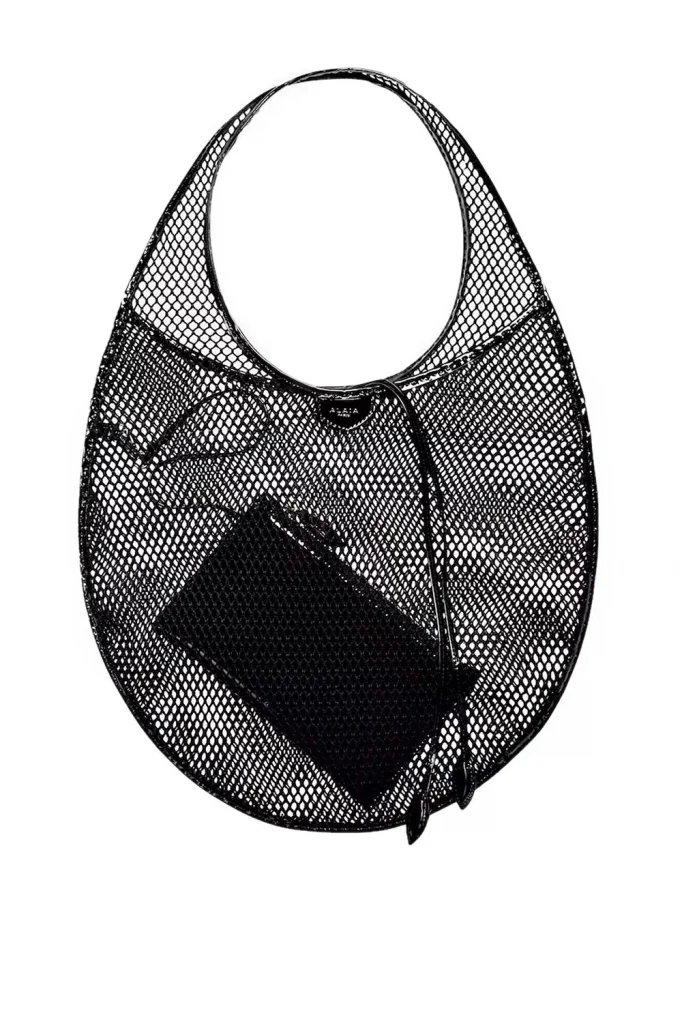 Alaia One Piece Medium Mesh Tote Bag