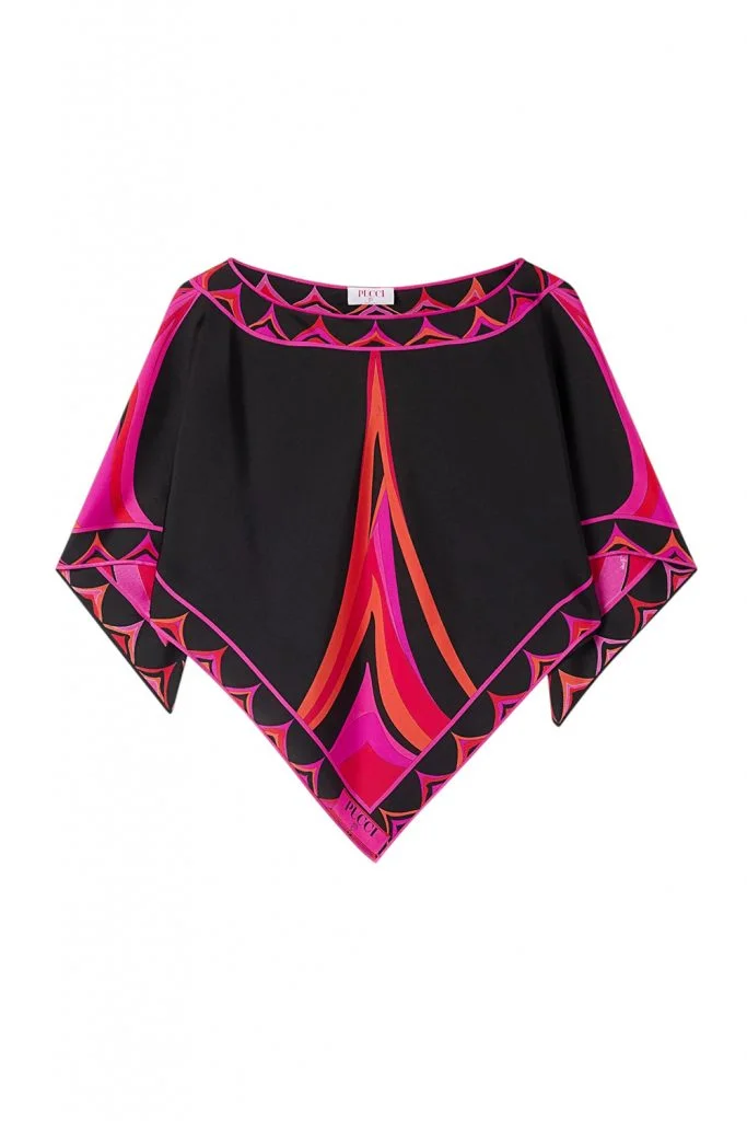 Pucci Fari Print Kaftan Top