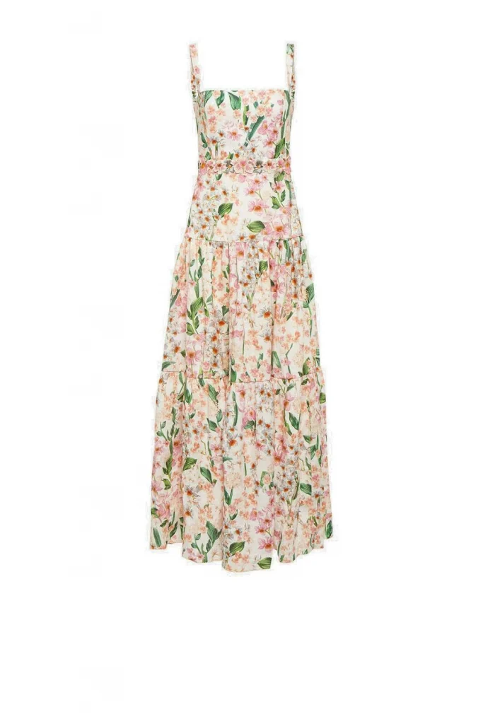 Agua Lima Floral Maxi Dress