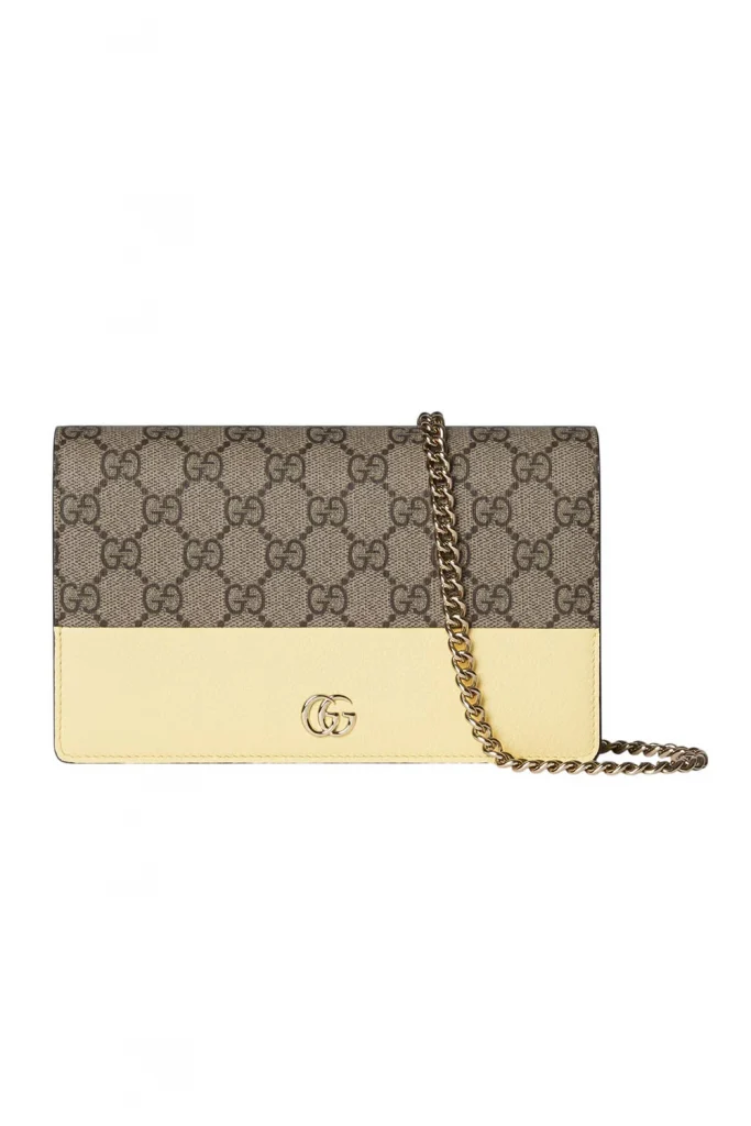 Gucci Bi-colour GG Marmont Wallet On Chain
