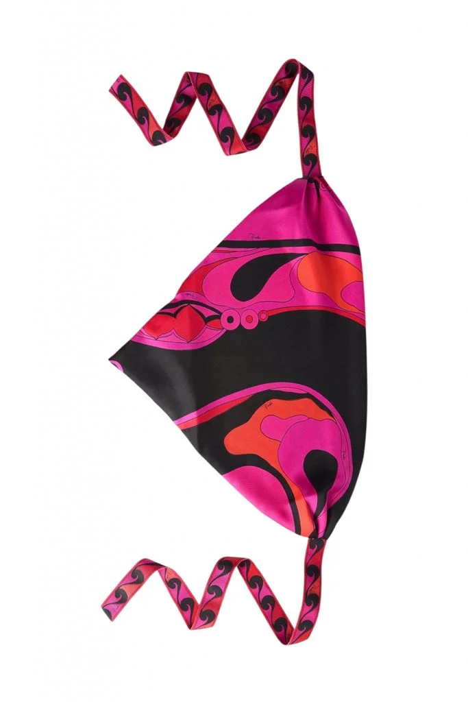 Pucci Orchidee Print Silk Bandana