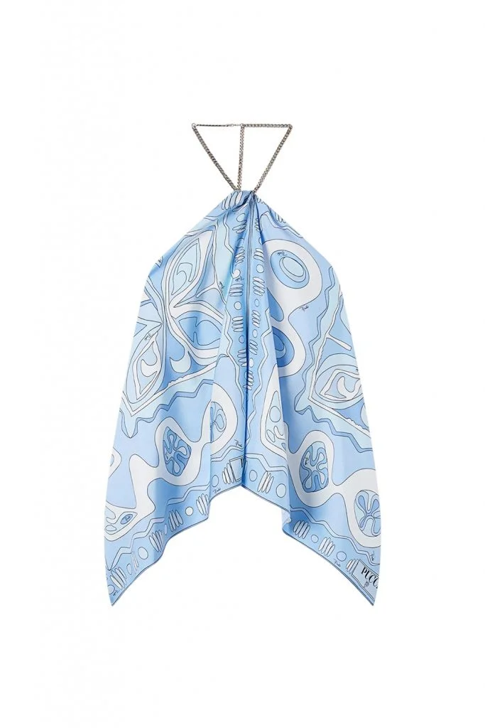 Pucci Angoli Print Chain Top