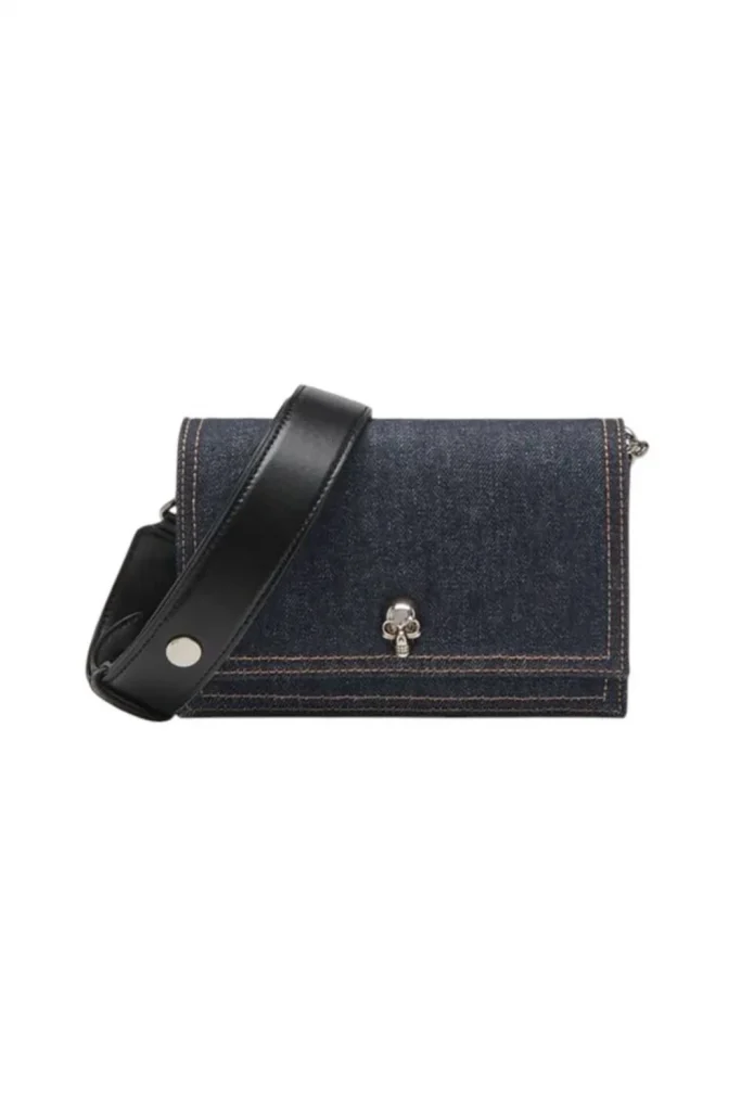 Alexander McQueen The Biker Small Skull Bag