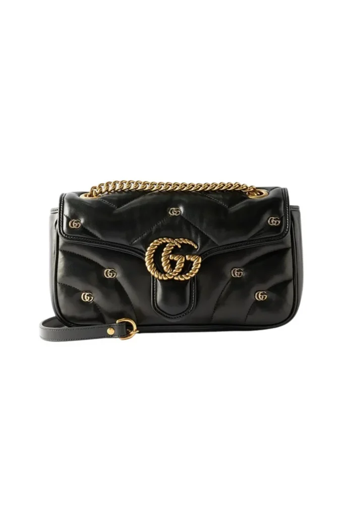 Gucci GG Marmont Small Matelasse-Leather Shoulder Bag