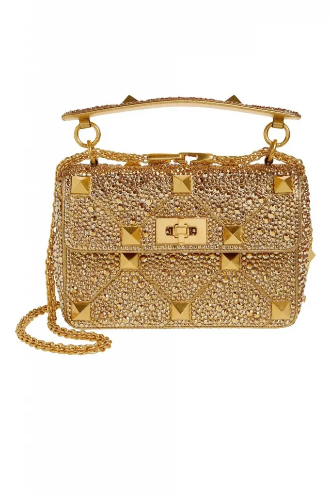 Valentino Roman Stud Crystal Bag