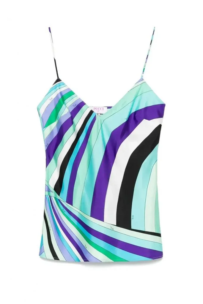 Pucci Iride Print Tank Top