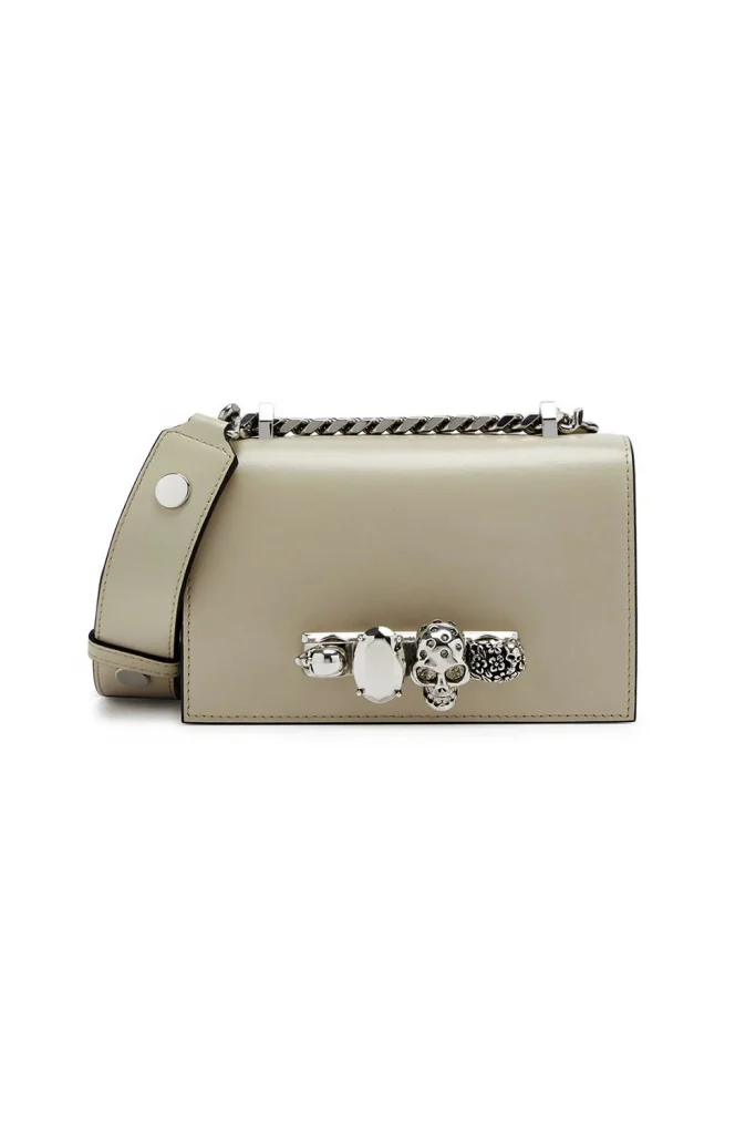Alexander McQueen The Biker Jewelled Satchel Mini Bag